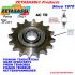 Hardened teeth idler sprockets