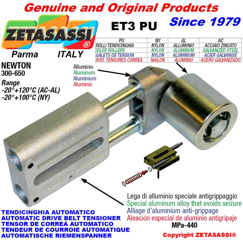 Poulie Tendeur de Courroie d'entraînement, Résistant à l'usure, Standard  Pratique, Stable, Haute Résistance, Rouleau Tendeur de Courroie, Réglage  Automatique, Acier allié 3976834 pour Moteur : : Commerce,  Industrie et Science