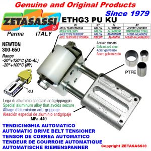 Tendeur de courroie automatique (bagues ptfe)