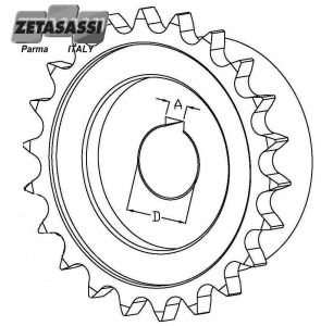 Torque limiter boring for chain coupling- lfg– lfgsl