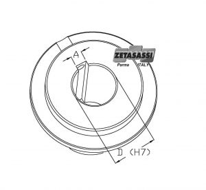 Torque limiter boring of lf-lfcor-lfsl-lfslcor hub