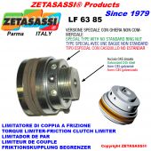 Torque limiter with special bushing
