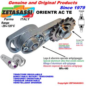 Tendeur de chaîne orientable