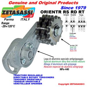 Tendeur de chaîne orientable