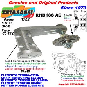 Chain tensioner device