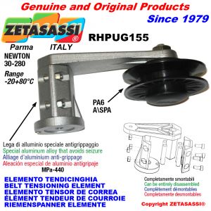 Belt tensioner device