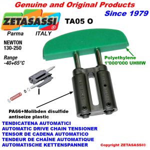 Linear drive chain tensioner