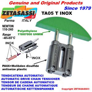 Inox linear drive chain tensioner