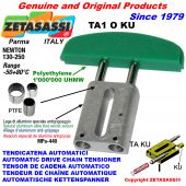 Linear drive chain tensioner (ptfe bushes)