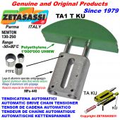 Linear drive chain tensioner (ptfe bushes)