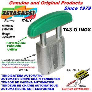 Inox linear drive chain tensioner