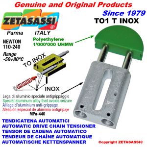 Inox linear drive chain tensioner