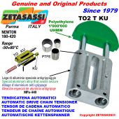 Linear drive chain tensioner (ptfe bushes)