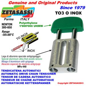 Inox linear drive chain tensioner