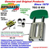 Linear drive chain tensioner (ptfe bushes)