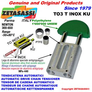 Tendicatena lineare inox (boccole ptfe)