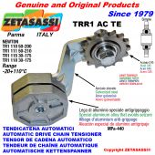 Rotary arm chain tensioner